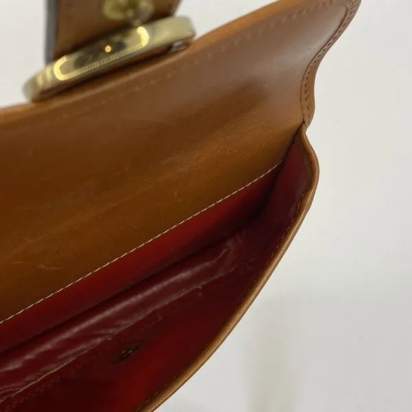 Dooney & Bourke Clutch Wallet Brown Leather - Image 6
