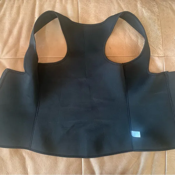Waist Trainer Black Zip Up - Image 3
