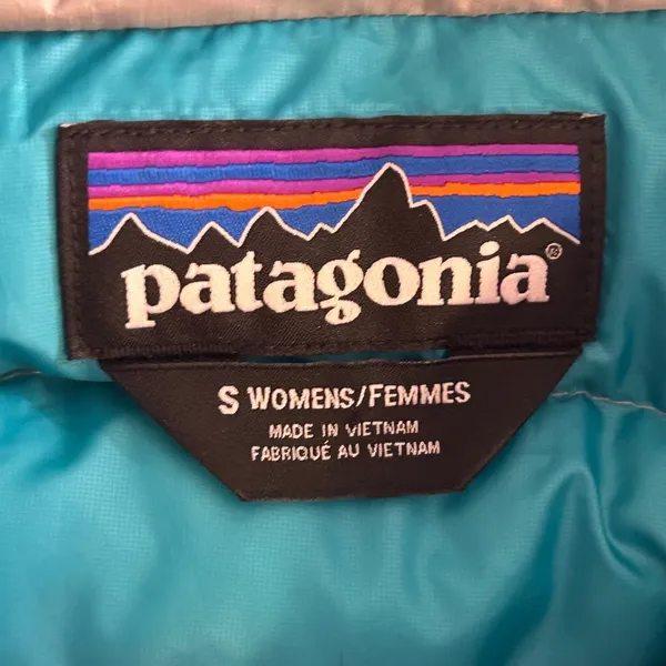 Patagonia Down Puffer Vest Gray‎ Small - Image 7