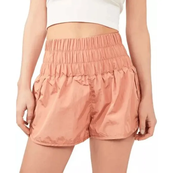 Free People Movement Brushed Apricot The Way Home Shorts Large NWOT - Image 6