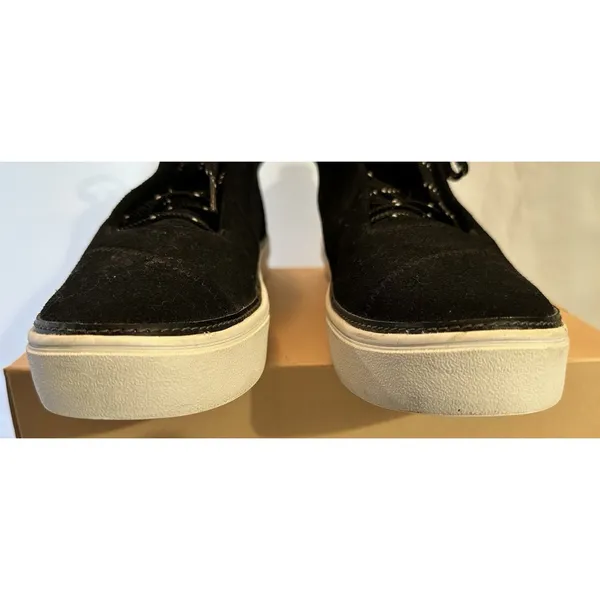 TOMS Riley Mid-Top Sneaker Women’s 9.5 Black Suede OrthoLite NWT - Image 9