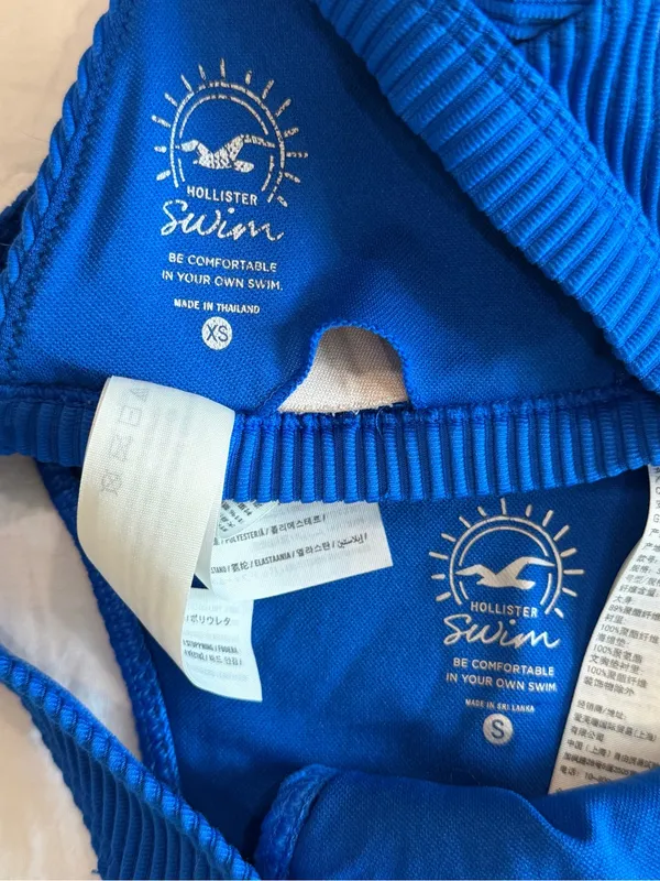 Hollister Cobalt Blue Padded Bikini Set - Image 3