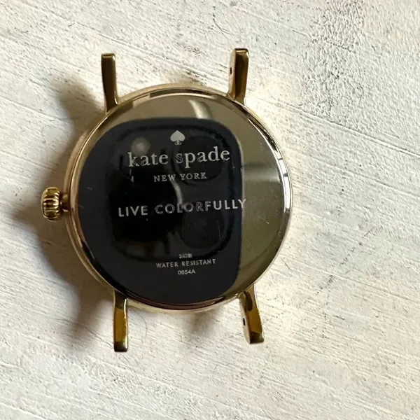 Kate Spade gold tone rhinestone watch face - Image 3