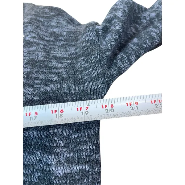 Hollister Navy Knit Cardigan Button Up Logo V-neck Sweater S Granpacore Cozy - Image 6