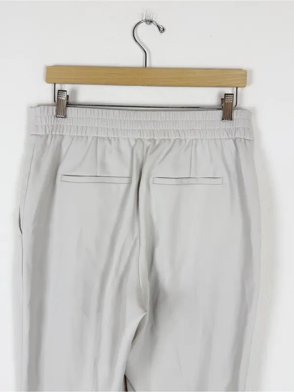 Quince Stretch Crepe Ankle Pants in Sand - Image 9