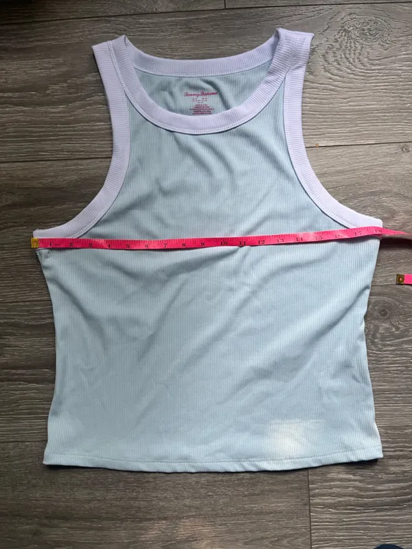 NEW 3 Piece Tommy Bahama Active Set Blue Green White Tank Tennis Skort Preppy XL - Image 9