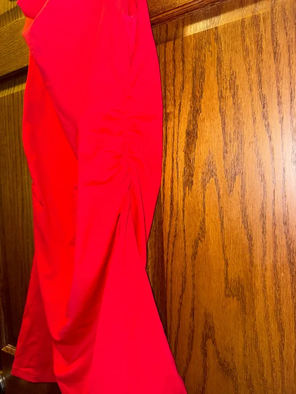 💜Princess Polly Red Cowl Neck Mini Dress - Image 2