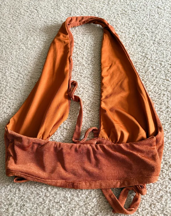 Hello Molly Crop Top Rust Colored - Image 4