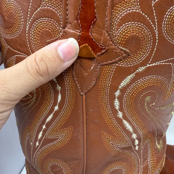 Holsier Western Boots Size 9 - Image 8