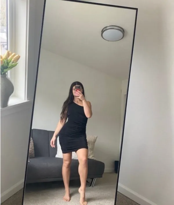 Black mini dress Size L - Image 2