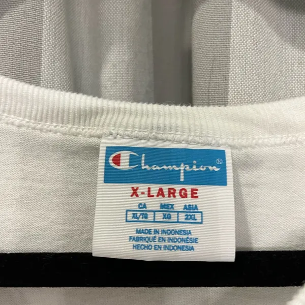 Champion Classic White Long Sleeve Tee - Image 2
