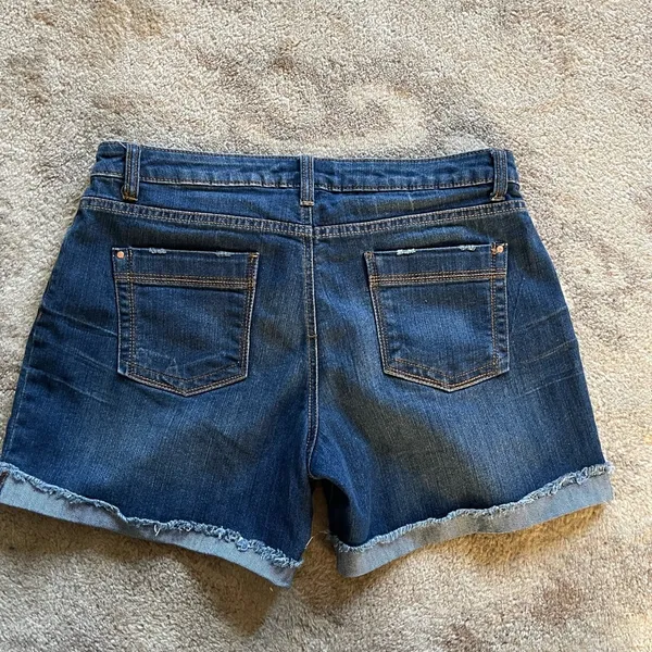 Women's Apt. 9 Denim Cut-off Size Jean Shorts Size 10 - Image 3