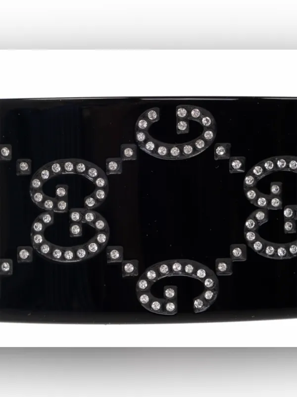 GUCCI GG logo crystal headband - Image 3