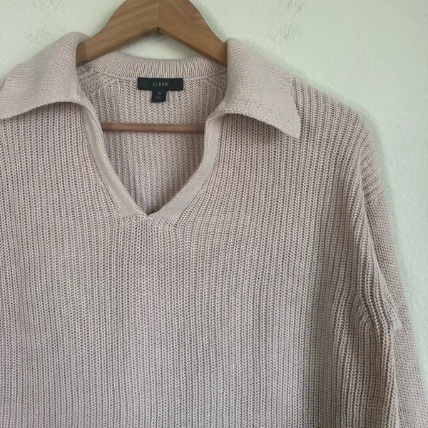 J. Crew Cotton Collar Sweater - Image 4
