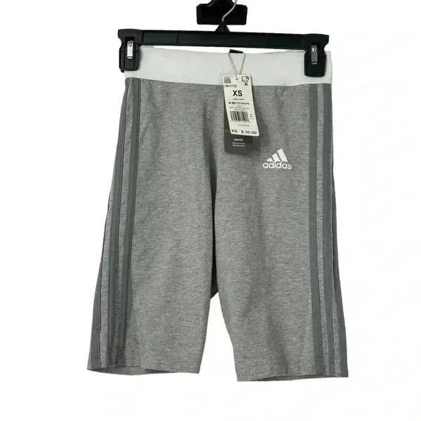 Adidas Shorts Womens Xs Must Haves 3-Stripes Biker Tights Athletes Athletic - Image 9