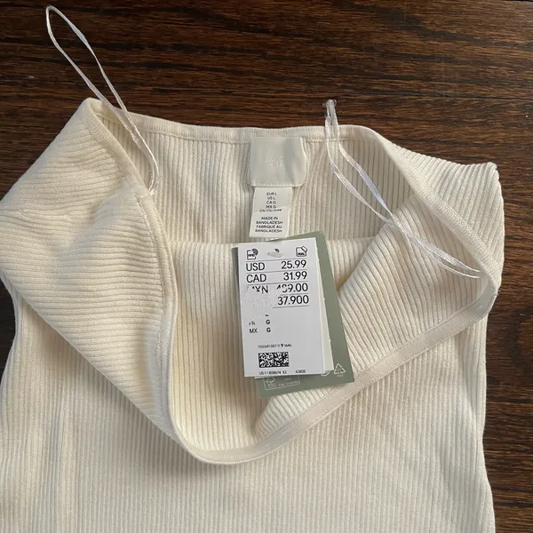 H&M Ribbed Bodycon Dress - Image 4