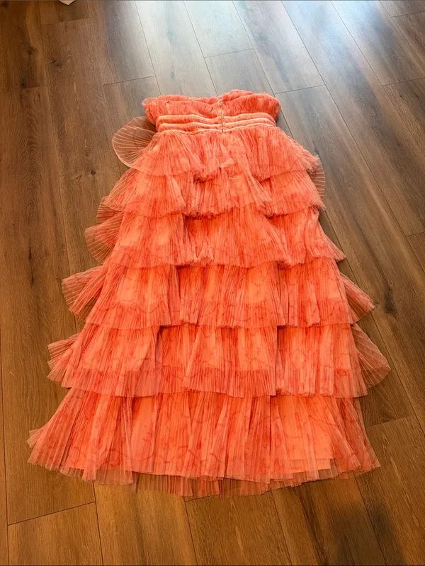 Anthropologie HUTCH Monaco Tiered Tulle Dress- size 12 - Image 8
