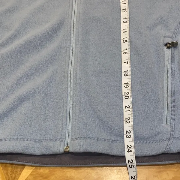 Vintage The North Face Women's Powder Blue Windwall Ski Jacket Size Medium - Image 7