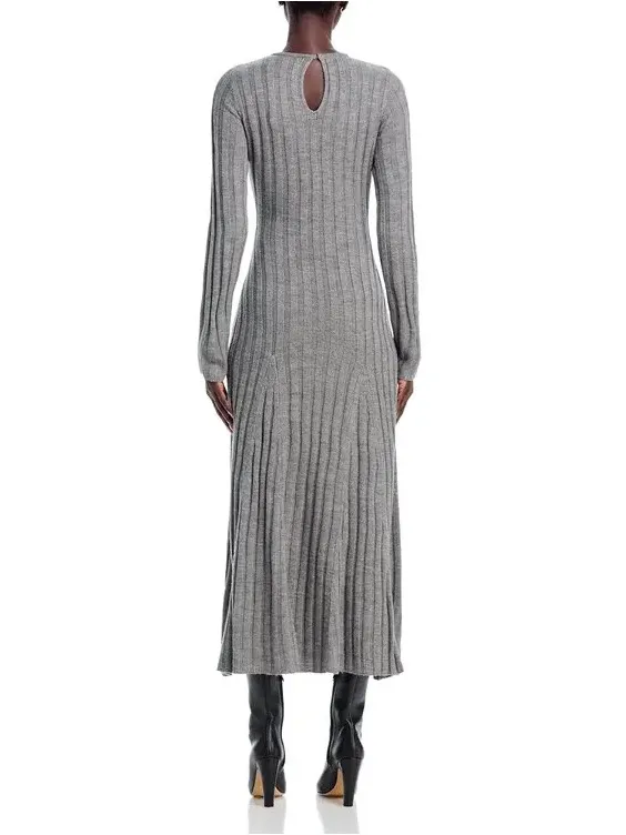 NWOT French Connection baby soft fit and flare midi dress size large gray - Image 2