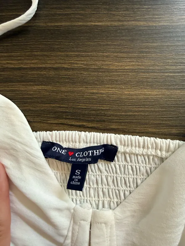 Ruffle top White - Image 2