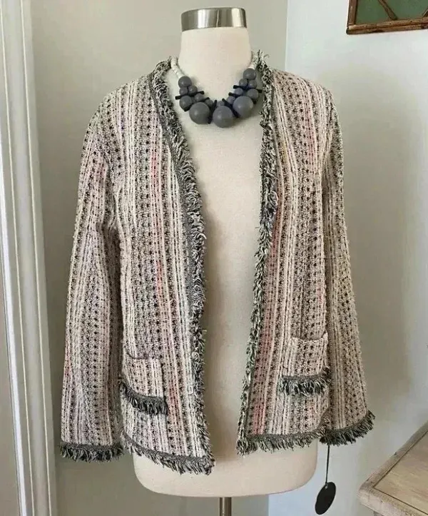 Anthropologie Eva Franco Reston Tweed Jacket Size Small NWT - Image 5