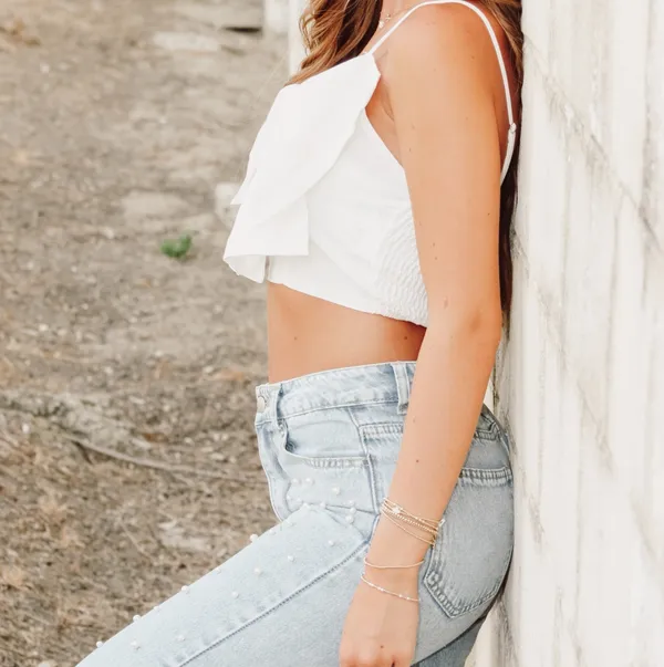 SheIn Pearl Jeans - Image 2