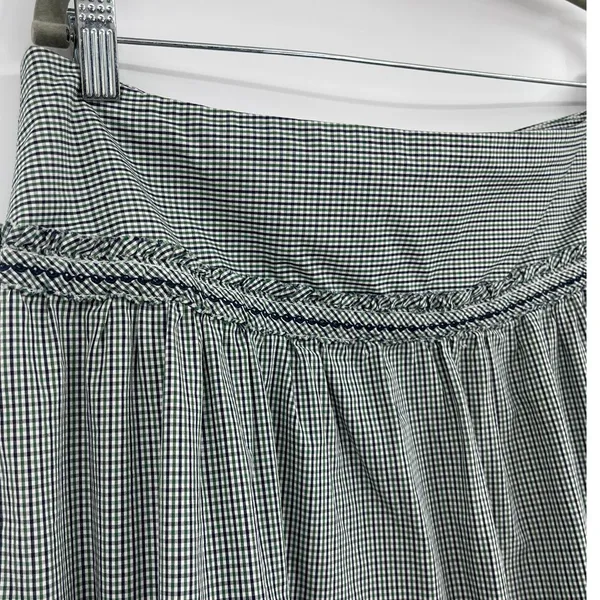 American Eagle Y2K Gingham Skirt Sz 14 Cottagecore Boho Academia Drop Waist - Image 3