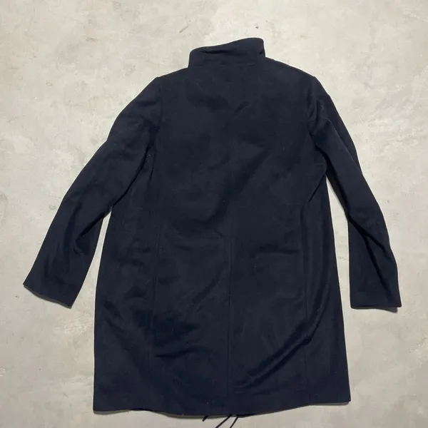 Vintage Lauren Ralph Lauren Women's Cape Dress Coat Black Wool Blend Size M - Image 8