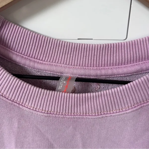 Free People All Star Solid Pullover in Jam Jewel Pink / Purple - NWT - Image 5