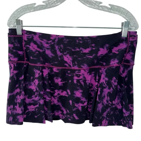 Lululemon Hit Your Stride Skirt Breezie Regal Plum Black / Black Size 10 Skort - Image 6
