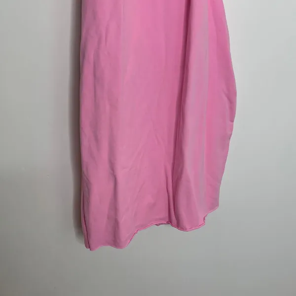 Skims Cotton Twist Halter Mini Dress Cotton Candy Womens Pink New Large - Image 8