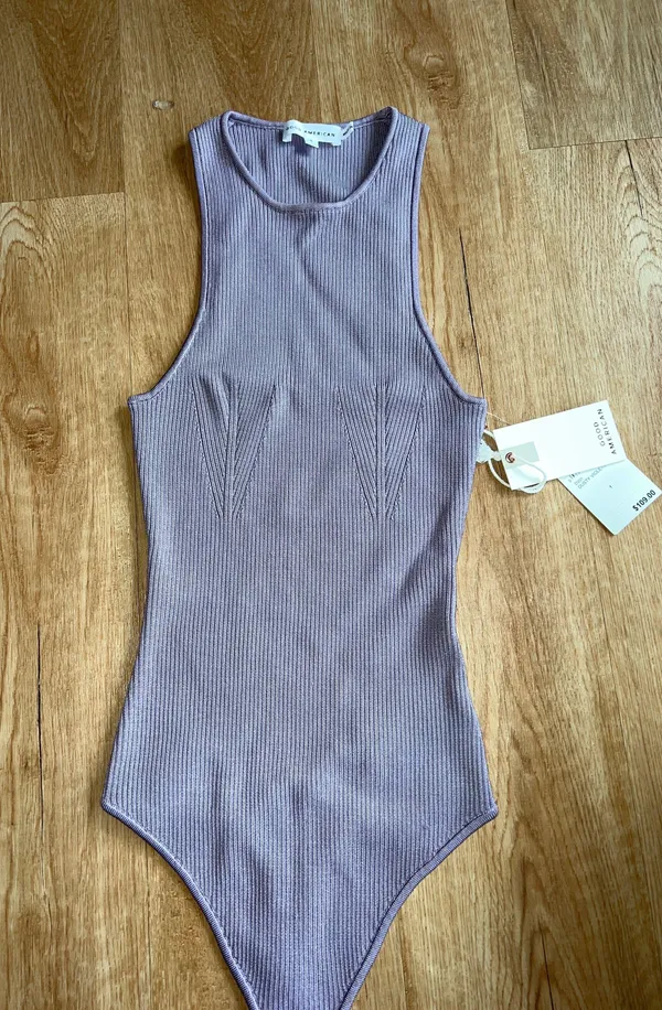 Rib Sleeveless Bodysuit - Image 11