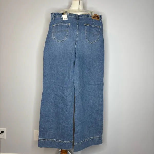 Lee- Blue Wide Leg Jeans - Image 2