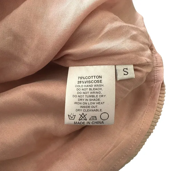 PIPPA THE LABEL Metz‎ Corduroy Wrap Skirt Pink NWT Small - Image 4