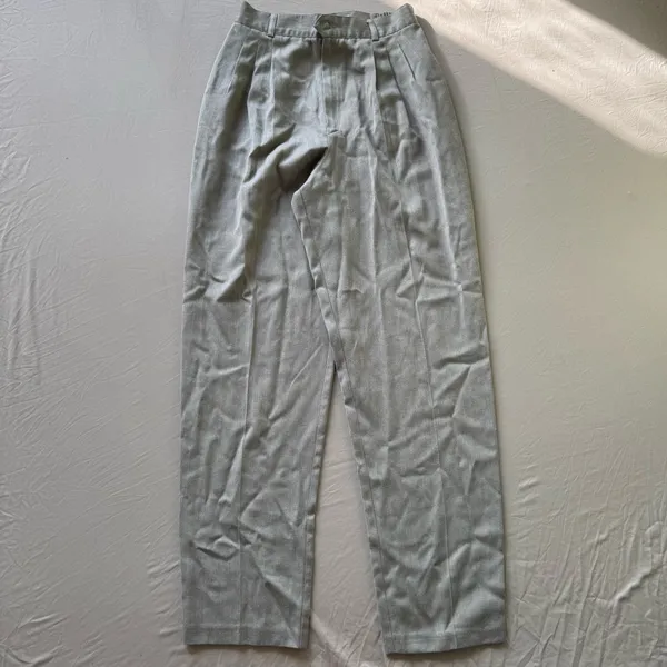 Vintage Casual Corner Pleated High Waisted Trousers - Image 2