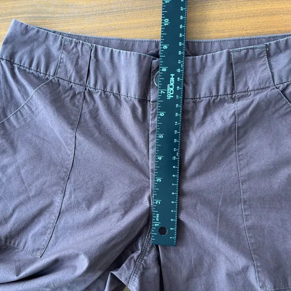 Y2K Vintage Daisy Fuentes Sz 6 Cotton Capris Brown Boho Gorpcore Cargo Indie - Image 8