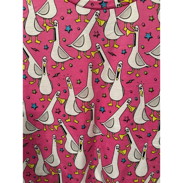 NWT Disney Parks Pixar Finding Nemo Seagulls MINE Pink Women’s Tee Sz M - Image 2