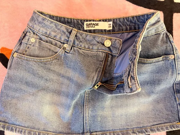 Denim Garage Skirt Mini XS - Image 3