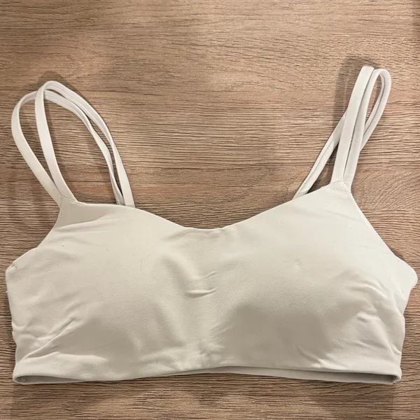 Nike Women's Beige Sports Bra - Image 3