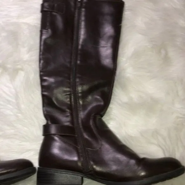 Life Stride Women's Cold Weather Weather Side Zipper Dark Brown Boots Sz 8.5 - Image 3