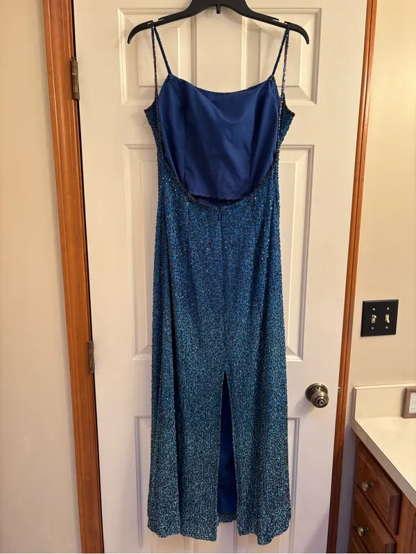 Cache Ombré Silk Beaded Maxi Dress - Image 6