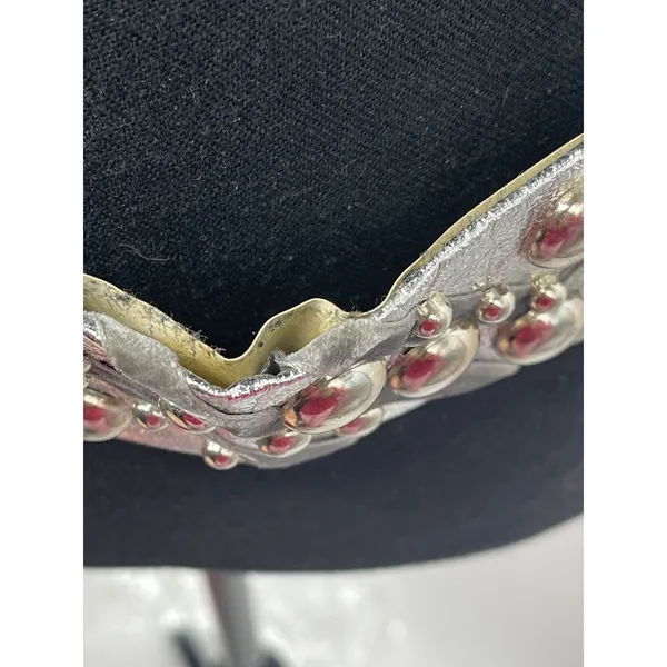 Unique‎ Handcrafted Silver belt with Bubble Design Boho Chic Jewelry size 34" - Image 3
