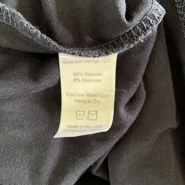 Bess And George Dress Medium Blue Long Sleeve Retro‎ Elegant Workwear - Image 7