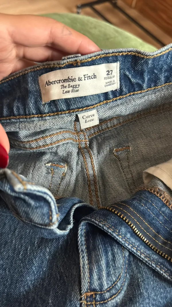 Abercrombie and Fitch baggy low rise curve love - Image 2