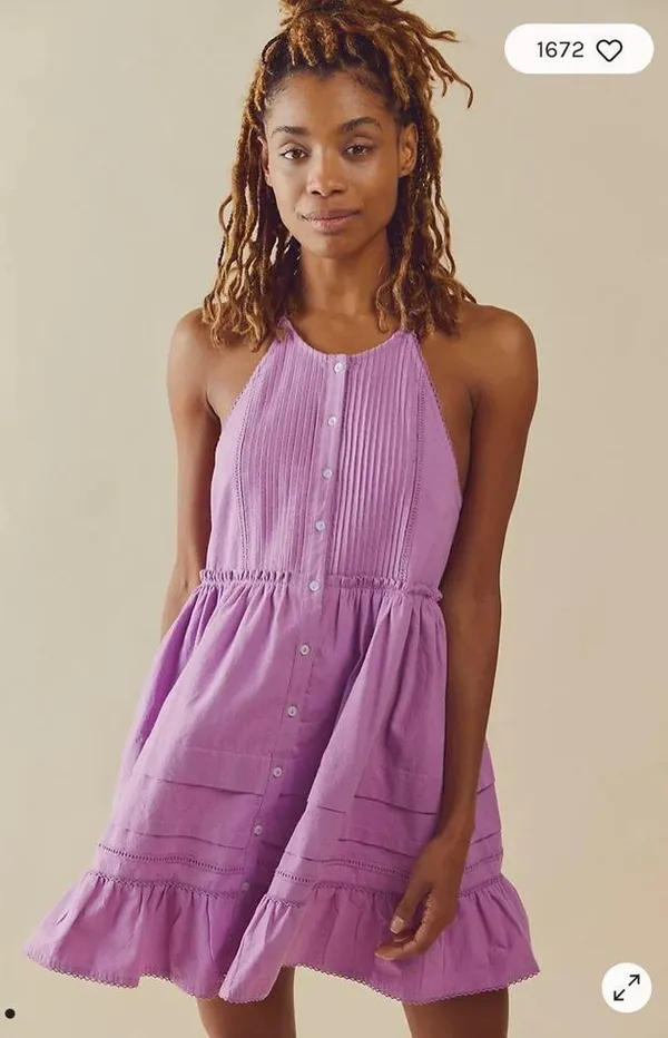 Free People Desert Days Mini Dress in White, Size S New w/Tag - Image 3