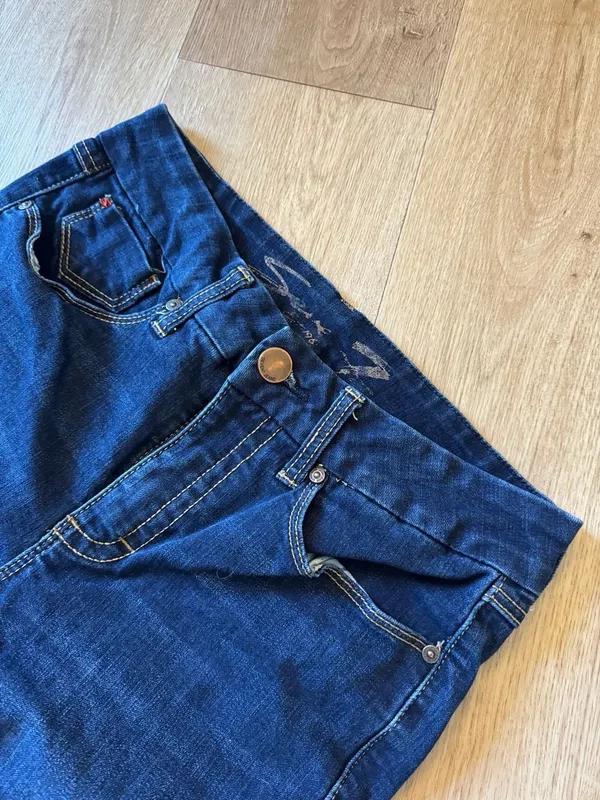 Seven7 Women's Mid-Rise Dark Wash Skinny Jeans Size 8 - Image 2