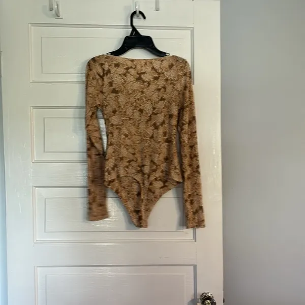 Open Wdit Snake Skin Bodysuit - Image 3