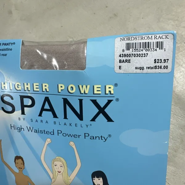 NEW Spanx Higher Power High Waisted Power Panty Shaper Slimmer Size E Bare - Image 2