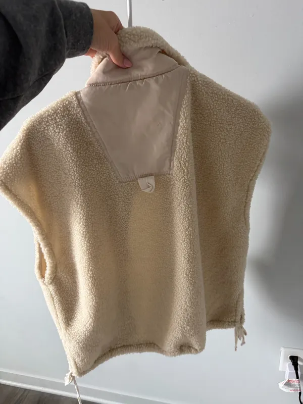 Sherpa Vest Tan Size XS - Image 2