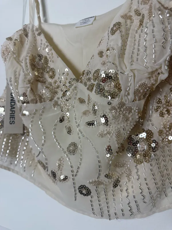 No Boundaries Large beaded sequence top - Image 2
